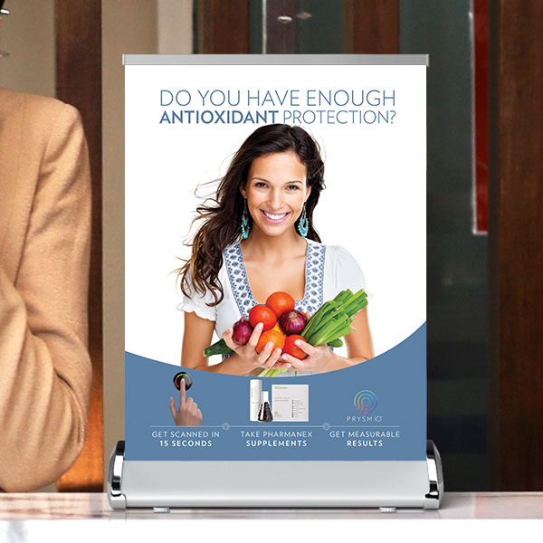 Veggie Girl Table Top Banner